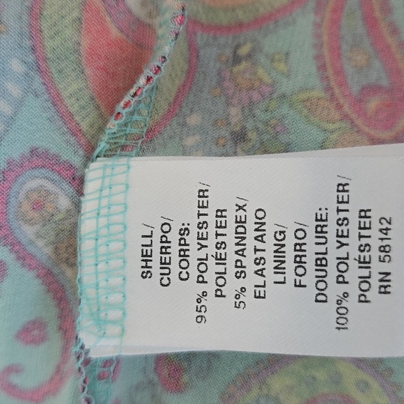 London Times colorful rwmetro paisley print maxi dress-12 - Picture 7 of 9